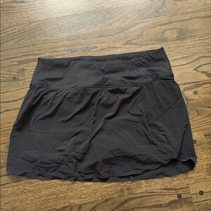 Athleta Run With It Black Skort